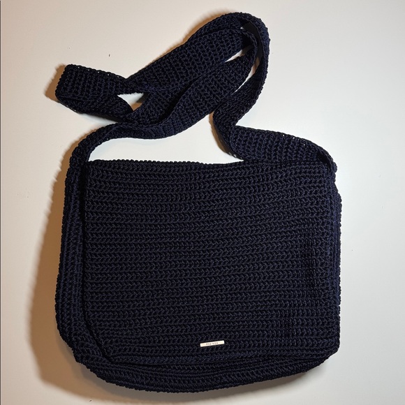 The Sak Navy Blue Crochet Shoulder Bag - Picture 2 of 7